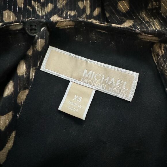 Michael Michel Kors SZ XS cold shoulder blouse - Picture 5 of 6